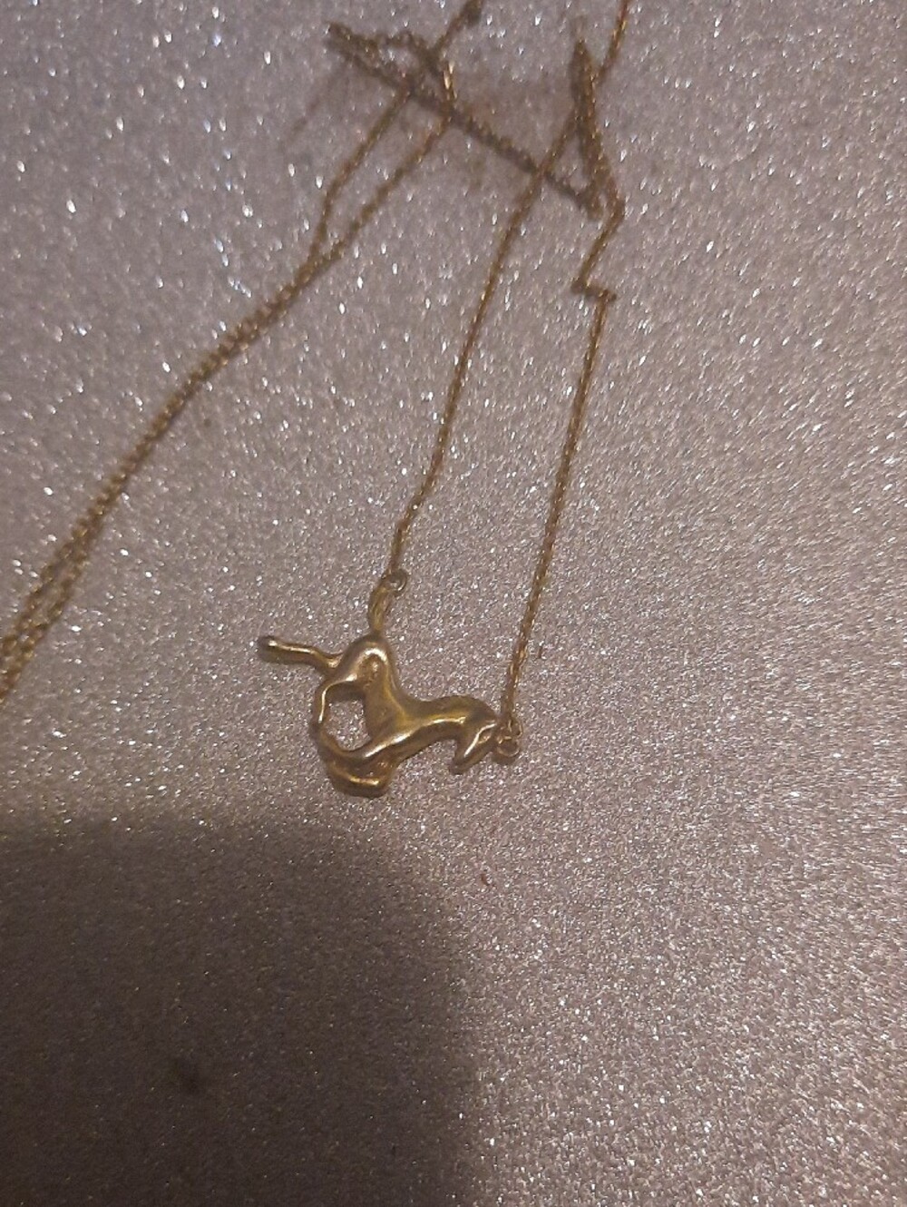 Gold Horse Pendant Necklace - Elegant Women’s Jewelry